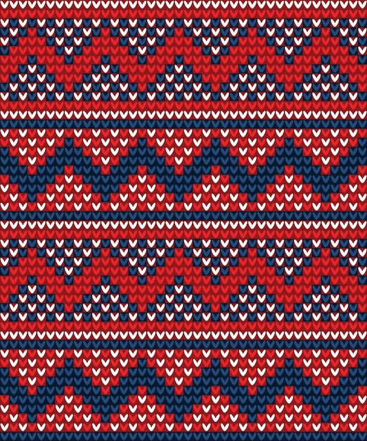 Patrón Suéter Punto Navidad Imitación Textura Lana Punto