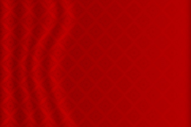 Patrón tailandés de seda roja