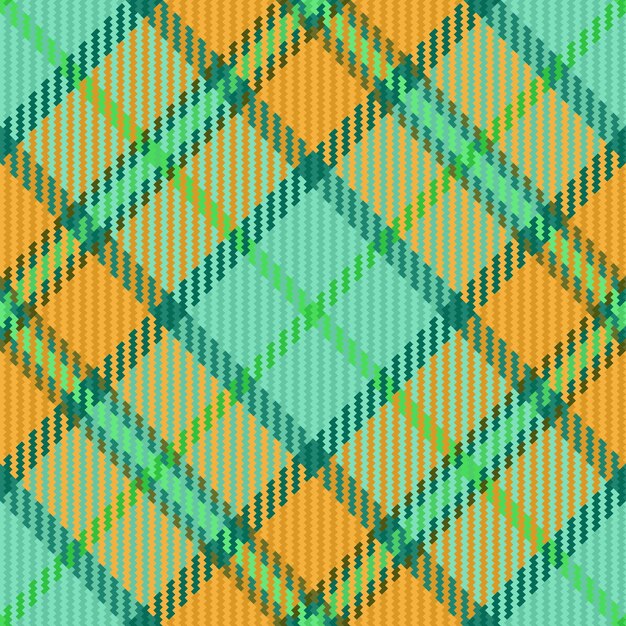 Patrón tartán textil Tela sin costuras fondo Textura cuadros cuadros vector