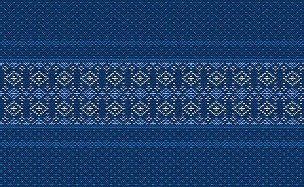 Patrón de tejido de suéter Vector étnico bordado fondo geométrico Punto abstracto hermoso