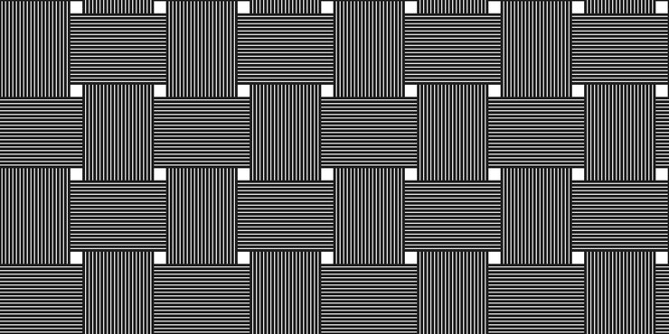 Vector patrón de tejido de vector transparente, fondo lineal con líneas cruzadas, papel tapiz de mosaico de repetición de tejido textil, diseño minimalista simplista perfecto.