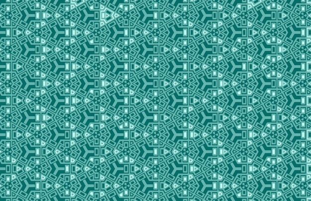 Patrón de tela azul geométrico hexagonal