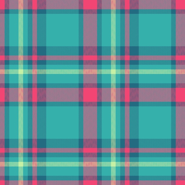 Patrón de tela a cuadros de textura sin costuras de fondo con un cheque de textil de tartan vectorial