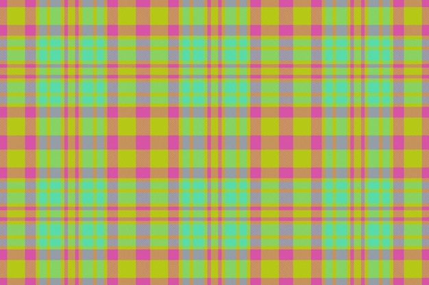 Patrón de tela escocesa inconsútil vector textura de fondo de cuadros de tartán textil