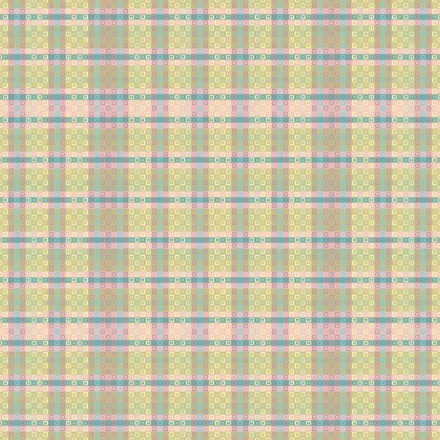 Patrón de tela escocesa de tartán sin costuras con textura y color pastel Ilustración vectorial