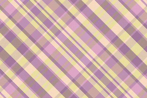 Patrón de tela escocesa de tartán sin costuras con textura y color pastel ilustración vectorial