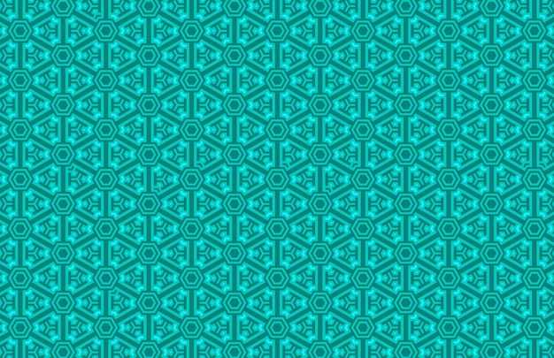 Patrón de tela hexagonal abstracto azul