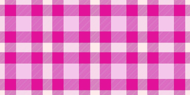 Patrón de tela de lienzo textil sin costuras de tartan gráfico comprobe el vector de textura de fondo a cuadros árabe en colores rosados y claros