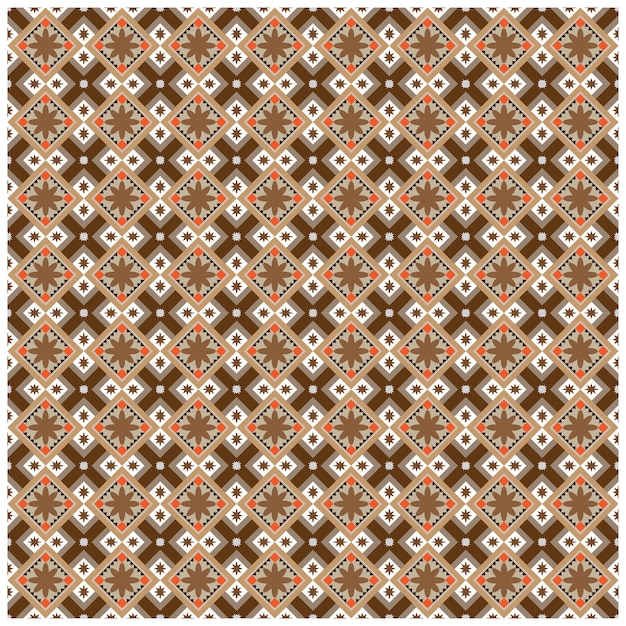 Patrón de tela de moda ikat étnica marrón transparente Textil decorativo ornamental gráfico indio asiático