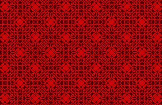 Patrón de tela roja abstracta sin costuras