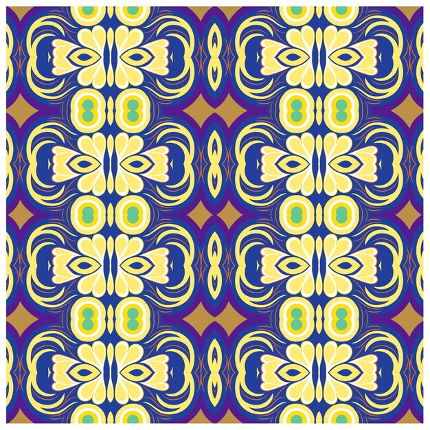 patrón textil abstracto sin costuras floral colorido