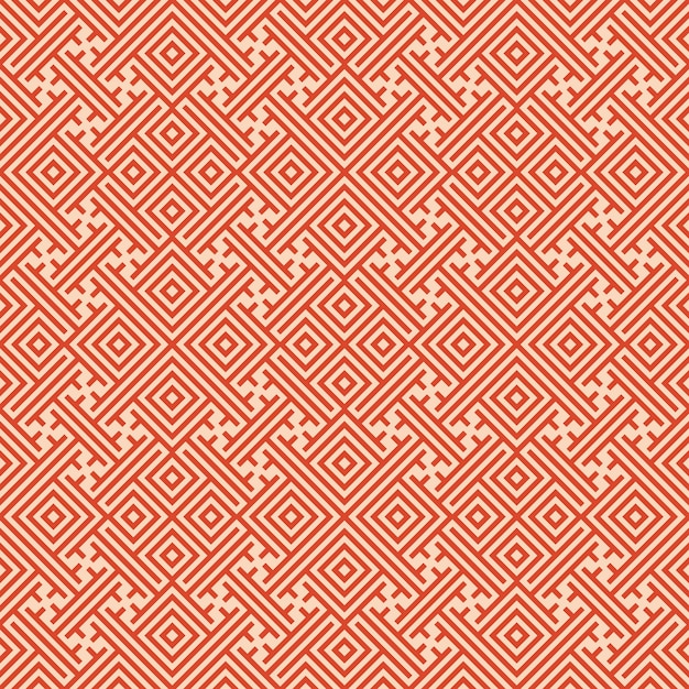 Patrón de textil de arte tradicional retro inconsútil