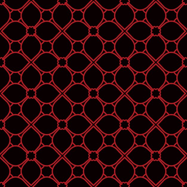 Patrón de textil de arte tradicional retro inconsútil