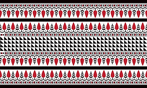 Patrón textil sin costuras geométrico oriental Decoración de bordes textiles