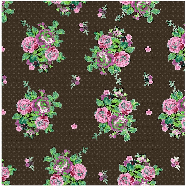 Patrón textil para diseños gráficos.