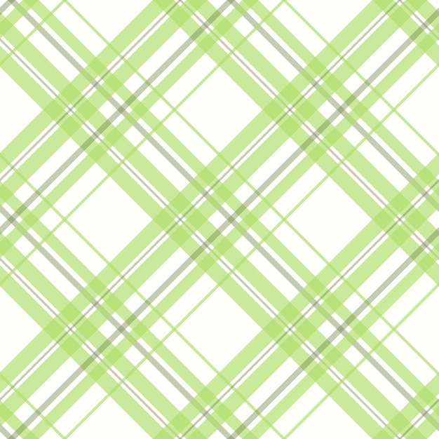 Patrón textil transparente de vector Diseño geométrico delicado Fondo de tela verde rayada