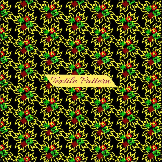 Vector patrón textil