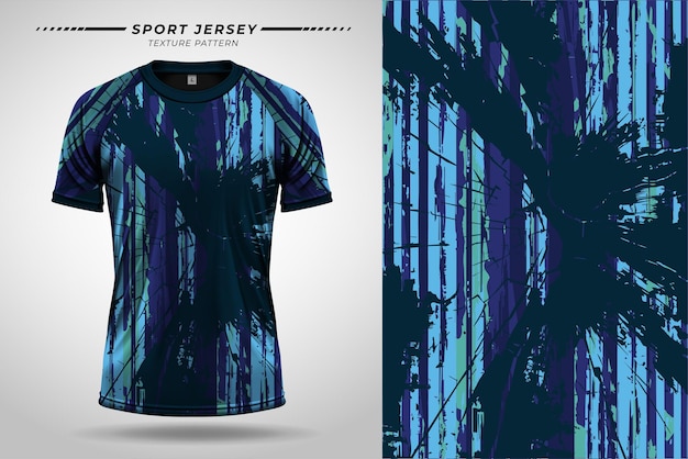 Patrón de textura de camiseta deportiva con maqueta para la sublimación de la impresión