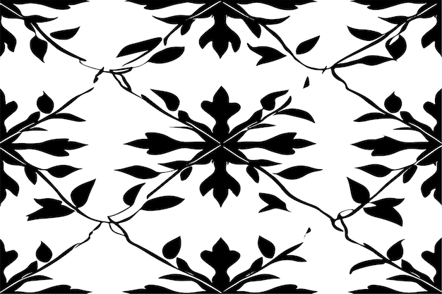 patrón de textura sin costuras negro sobre fondo blanco se puede utilizar para el fondo o para la textura