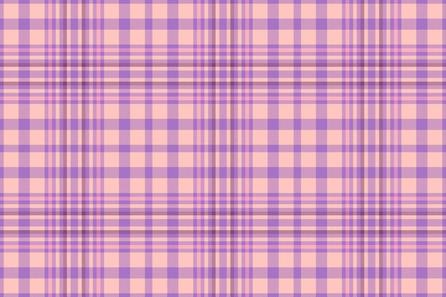 Patrón de textura sin costuras de vector de control textil con un fondo de tela a cuadros de tartan