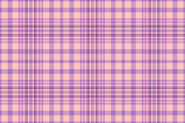 Patrón de textura sin costuras de vector de control textil con un fondo de tela a cuadros de tartan