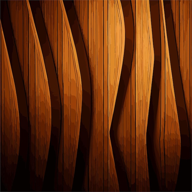 Patrón de textura de fibra de fondo de tablón de textura de madera realista Vector