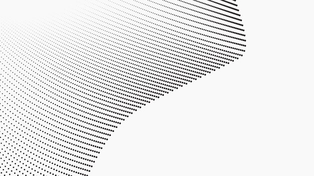 Patrón de textura de medio tono de fondo imagen vectorial en blanco y negro para telón de fondo o estilo de moda