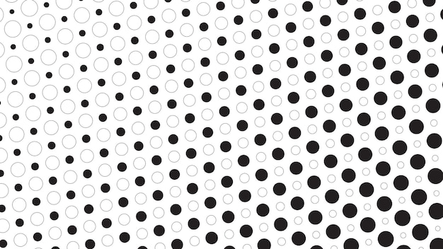 Patrón de textura de medio tono de fondo imagen vectorial en blanco y negro para telón de fondo o estilo de moda