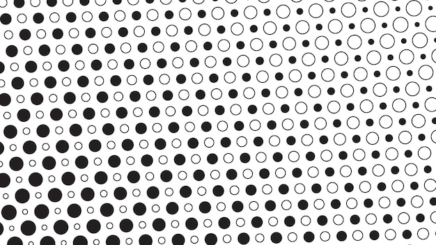 Patrón de textura de medio tono de fondo imagen vectorial en blanco y negro para telón de fondo o estilo de moda