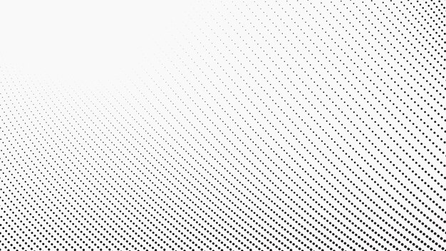 Patrón de textura de medio tono de fondo imagen vectorial en blanco y negro para telón de fondo o estilo de moda