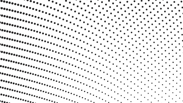 Patrón de textura de medio tono de fondo imagen vectorial en blanco y negro para telón de fondo o estilo de moda