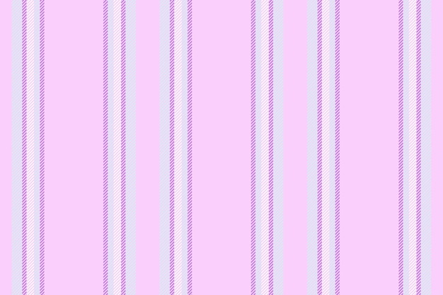 Patrón de textura de tela de fondo vectorial vertical con líneas de rayas textil sin costuras en colores claros y púrpuras