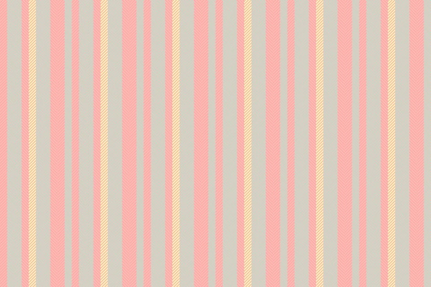 Patrón de textura textil único franja de tela de ensueño vertical líneas vectoriales de menú fondo sin costuras en colores claros y rojos