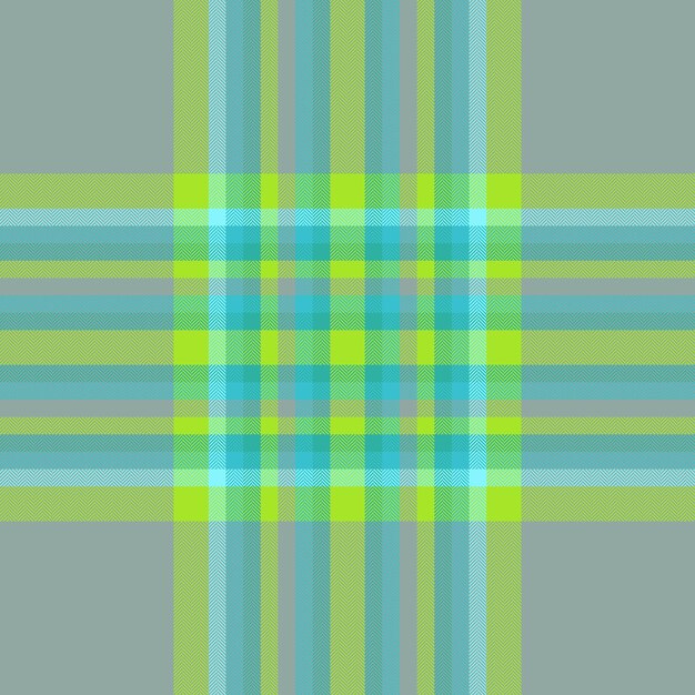 Patrón de textura vectorial de tela escocesa a cuadros con un fondo de tela de tartán sin costuras