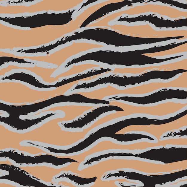 Patrón de tigre, estampado animal, fondo de textura de piel animal. Papel de regalo textil para mujer.