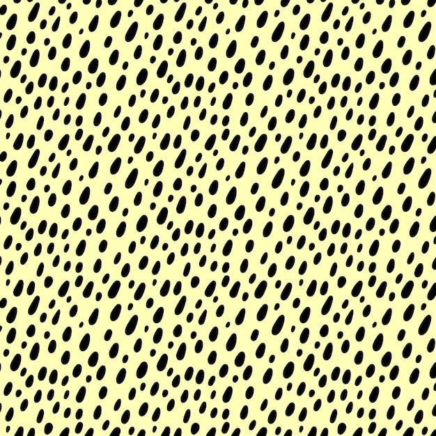Patrón de tiras pequeñas Patrón de tarjetas mínimas sin costuras Pequeños elementos en fondo amarillo