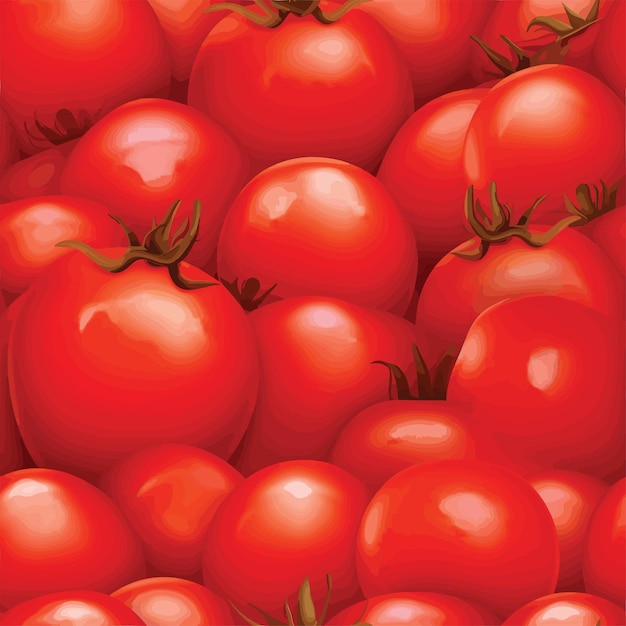 El patrón de tomate de colores sin costuras