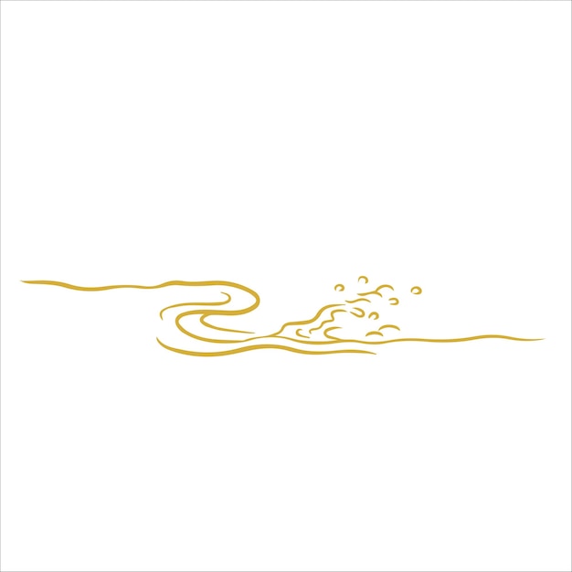 Patrón tradicional chino de nubes patrón de ondas material dorado
