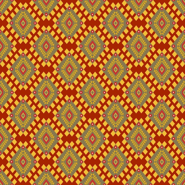 Patrón tradicional étnico africano sin costuras hermoso diseño de moda de estilo Kitenge chitenge en co
