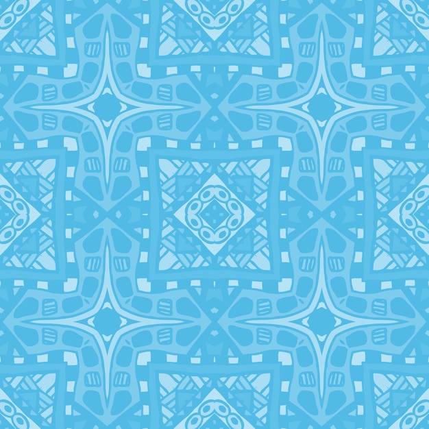 Patrón transparente abstracto geométrico azul. Fondo de mosaico web.