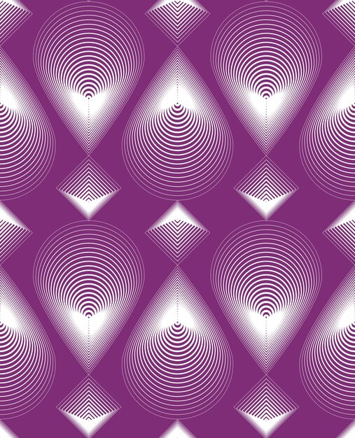 Patrón transparente abstracto ilusorio colorido con figuras geométricas. Fondo simple simétrico vectorial.