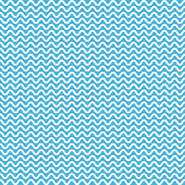 Patrón transparente azul con ondas