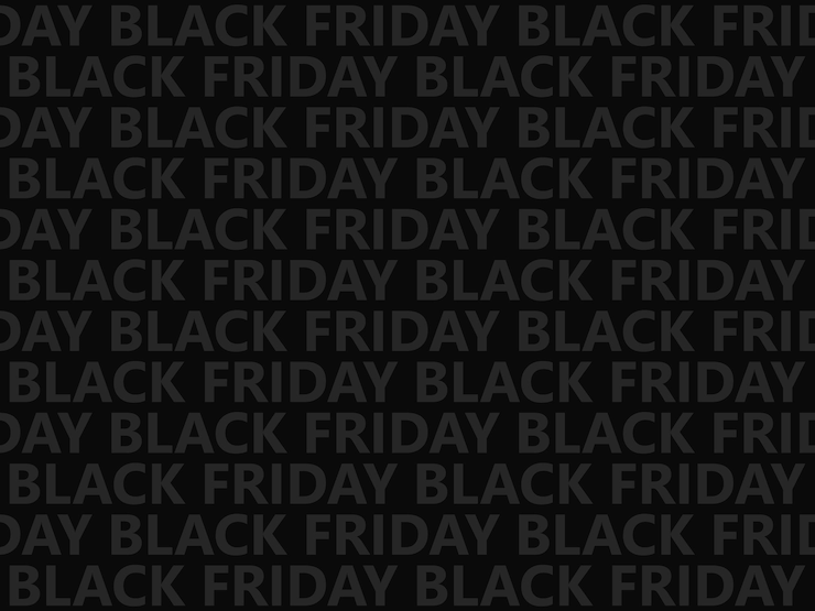Vector patrón transparente de black friday para promoción, publicidad en línea o de moda, redes sociales