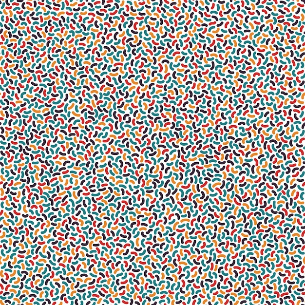 Patrón transparente de colores Moda 8090s Curva brillante texturas de mosaico