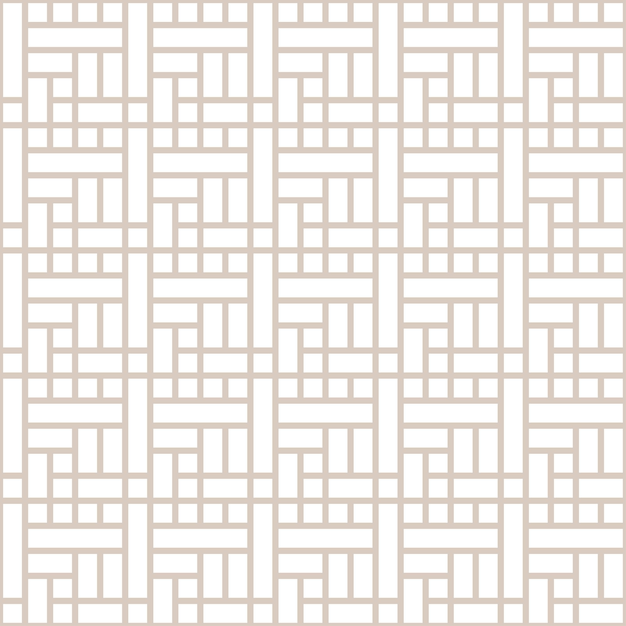 Patrón transparente de diseño geométrico blanco con fondo gris.