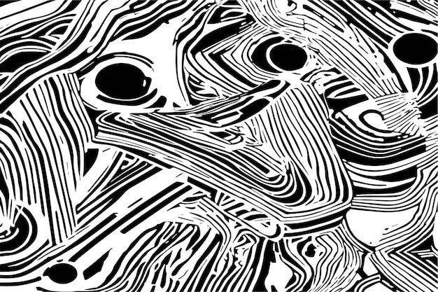 Vector patrón transparente diseño gráfico oscuro vector o ilustración de textura en blanco y negro