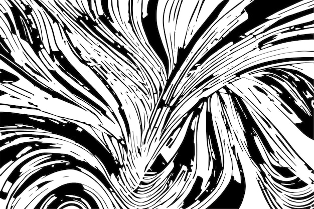 patrón transparente diseño gráfico oscuro vector o ilustración de textura en blanco y negro