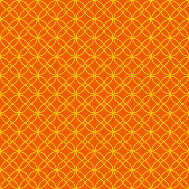 Patrón transparente de diseño de pared naranja y amarillo