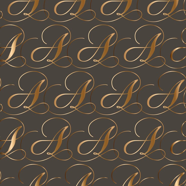 Vector patrón transparente dorado abstracto con fondo de adorno para fondos de pantalla