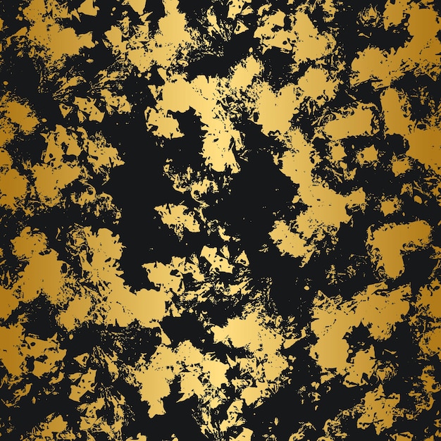 Patrón transparente dorado y negro. Diseño abstracto moderno. Patron para tinta dibujados a mano. Textura de pincel.